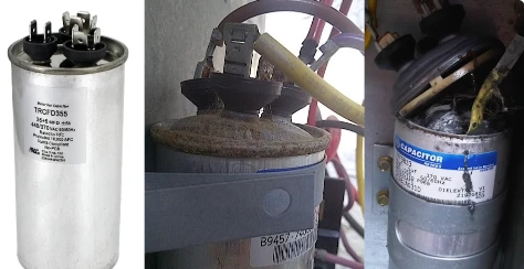 AC capacitors — common failure point in Gulf Coast heat